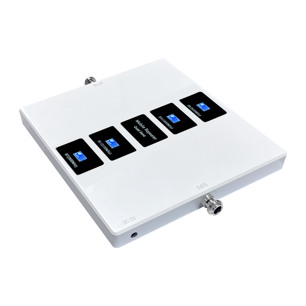 Quad band signal amplifier 900 1800 2100 2600MHz Signal Booster LTE Mobile Signal Repeater Mobile Booster 2G 3G 4G 5G